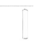 Steel LED wall lamp for the bathroom Kestilae