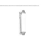 Steel LED mirror lamp for the bathroom Tarzo