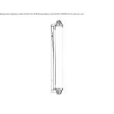 Steel LED mirror lamp for the bathroom Tarzo