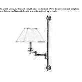 Wall lamp with a swing arm Hamlet