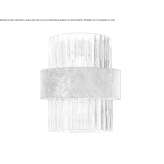 LED wall lamp made of glass Suceveni