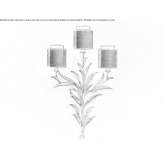 Handmade iron wall lamp Urnasch