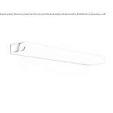 Steel LED mirror lamp for the bathroom Courlay