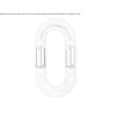 LED wall lamp made of blown glass Quilca