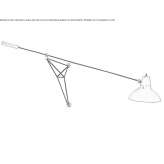 Adjustable, chrome-plated wall lamp Friend