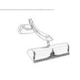 Mosiężna lampa ścienna Wauseon