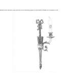 Lampa ścienna w kolorze francuskiego złota Cohoes