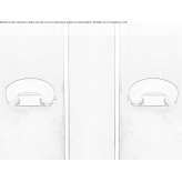 LED wall lamp made of blown glass Quilca