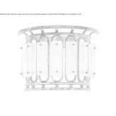 Lampa ścienna z metalu i dmuchanego szkła Suceveni