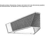 Metal LED wall lamp Kraslice