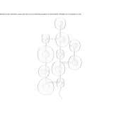 LED wall lamp made of glass and steel Kuldiga