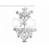 Wrought iron wall lamp Cherneya