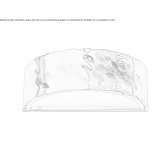 Metal LED wall lamp Turt