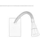 LED wall lamp with a swing arm Olur