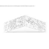 Metal LED wall lamp Turt