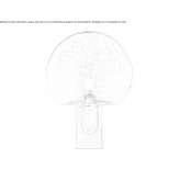 Lampa ścienna LED z dmuchanego szkła Quilca