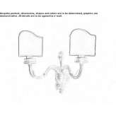 Iron wall lamp Lozove