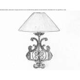 Żelazna lampa ścienna Cremona