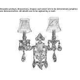 Metal wall lamp Freeling