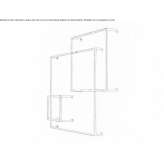 Metal LED wall lamp Martham