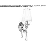 Metal wall lamp Holma