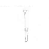 Metal wall lamp with a fixed arm Eexta