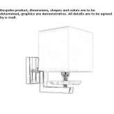 Metal wall lamp Assos
