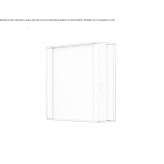 LED wall lamp made of PMMA Pinhais