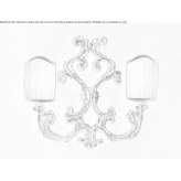 Handmade wrought iron wall lamp Nurettin