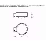 Lampa lustrzana Czapury