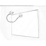 Mirror lamp with a swinging arm Malpaso