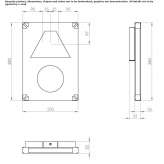 Aluminum LED wall lamp Hallum