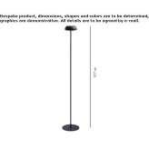 Multifunctional, portable floor lamp Sinnai