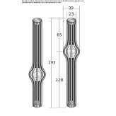 Wooden LED floor lamp Scheemda