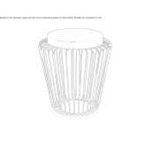 Rechargeable, wireless, iron LED lantern Garanas