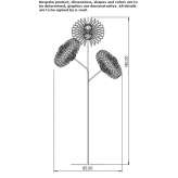 Metal floor lamp Kobleve