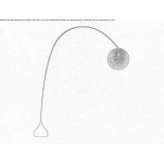 Fiberglass arc lamp Tenza