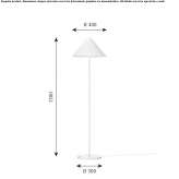 Aluminum LED floor lamp Sienno