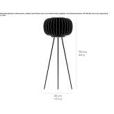 Paper floor lamp Heerde