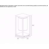 Lampa podłogowa z aluminium malowana proszkowo Dormagen