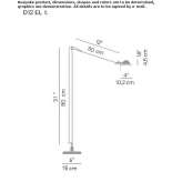 Adjustable aluminum LED floor lamp Taganrog