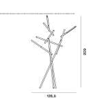 Lampa podłogowa LED z wytłaczanego aluminium Guymon