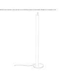 LED floor lamp with dimmer Oncativo
