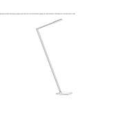 Adjustable LED floor lamp Perdika