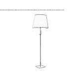 LED floor lamp made of stainless steel Rzhev