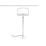 LED floor lamp made of stainless steel Pigra