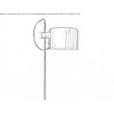 Adjustable floor lamp Muranovo