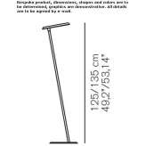 Metal LED floor lamp Sopje