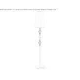 Porcelain LED floor lamp Westvale