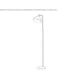 Adjustable metal floor lamp Uvalde